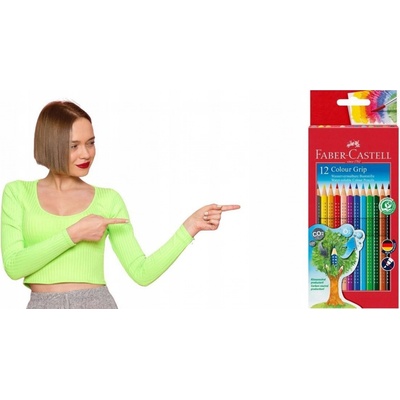 Faber 2001 Castell Color Grip 12 ks