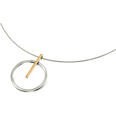 Boccia Titanium Módne bicolor titánový prívesok 07023 02