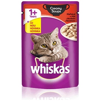 Whiskas Krémová omáčka s hovädzím 85 g