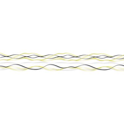 Dimex KI350-100 Samolepící fototapeta do kuchyně Yellow waves rozměry 350 x 60 cm