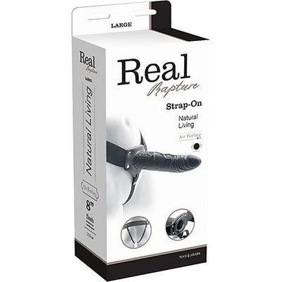 REAL RAPTURE VIBRATORE STRAP ON CAVO 8 BLACK