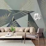Art Gift Decor Фототапет Златни листа 2