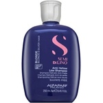ALFAPARF Milano Semi Di Lino Blonde Intense Anti-Yellow Low Shampoo Неутрализиращ шампоан за руса коса 250 ml