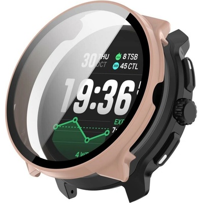 VSETKONAMOBIL 126057 PC FULL COVER Plastový kryt so sklom pre Suunto Race 2 ružový