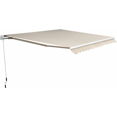 Outsunny markýza se skládacím ramenem Nastavitelná 4,5 x 3 m béžová – Zbozi.Blesk.cz