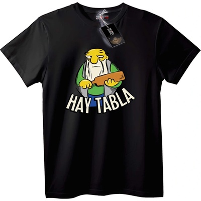 NOONEBRAND Тениска Hay Tabla - L, White