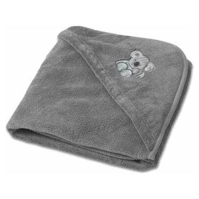 BabyMatex Deka s kapucí do autosedačky. Koala tmavě šedá 44