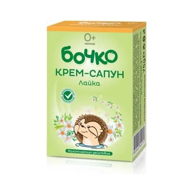 Бочко Бебешки крем сапун с лайка 75гр
