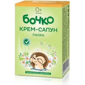 Бочко Бебешки крем сапун с лайка 75гр