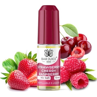 Bar Juice 5000 Salt Strawberry Cherry Raspberry 10 ml 10 mg