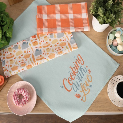 MyBestHome COOKING WITH LOVE 40x60 cm 3ks