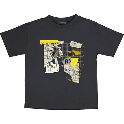 MAYORAL Тениска с къс ръкав с карта за момче Майорал в графит