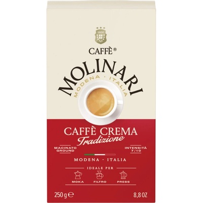 CAFFÉ MOLINARI Caffé Crema Tradizione mletá 250 g