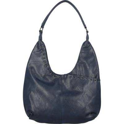 Sara Moda stylová dámská koženková kabelka na rameno Z3032-1 D.BLUE
