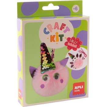 APLI Творчески комплект Apli Kids - Еднорог от пом-пон (19878)