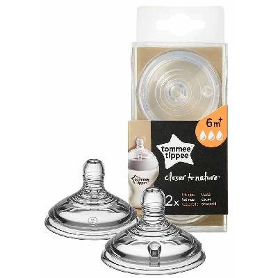 Комплект биберони Tommee Tippee - Easi Vent, 3 капки, 2 броя (TT.0006)