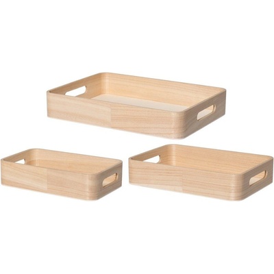 4LIVING Комплект от 3 бр. дървени табли / подноси (TB 4Living 641368)