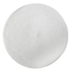 Horecano HORECANO-Подложка за хранене КРЪГ PVC 38cm БЯЛА (981530) (01981530)