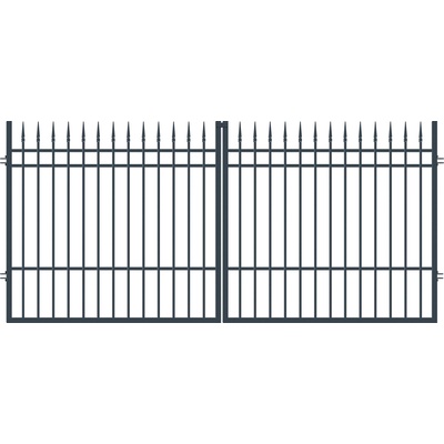 POLARGOS Двукрила оградна врата portland (цената е за пълен комплект за монтаж) (portland.350.160)