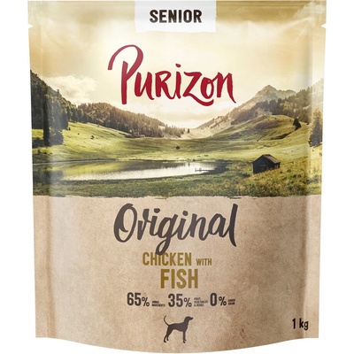 Purizon Senior kuře s rybou bez obilovin 4 x 1 kg