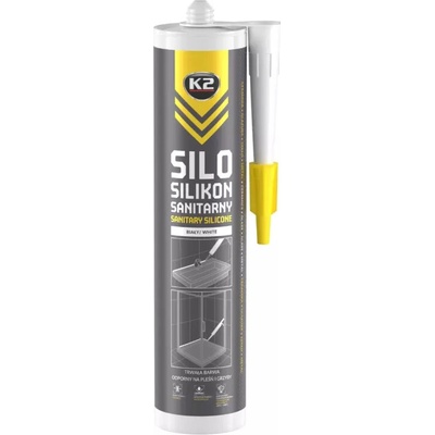 K2 silo silikon sanitarny biały 300 ml