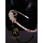 Radi handmade Луксозен аксесоар за коса с прасковени камъни (192)