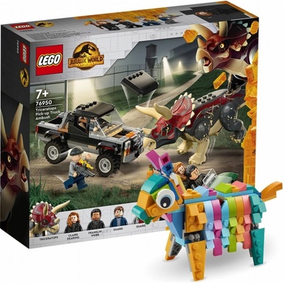 LEGO® Jurassic World 76950 Útok Triceratopse na pick-up
