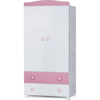 Дейзи Нова ДЕТСКИ ГАРДЕРОБ ЛИВИО БЯЛ+РОЗОВ