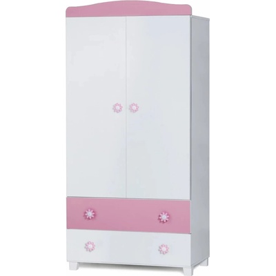 Дейзи Нов ДЕТСКИ ГАРДЕРОБ ЛИВИО БЯЛ+РОЗОВ