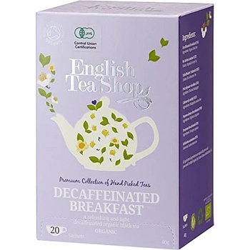ENGLISH TEA SHOP čaj Čierny bez kofeínu 20 vrecúšok