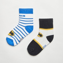 EPlus Sada 2 párov detských ponožiek Batman modré/čierne