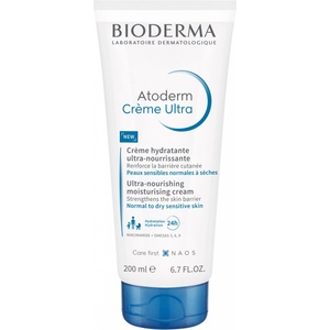 BIODERMA Atoderm Успокояващ крем за лице и тяло Ultra, туба, 200 ml