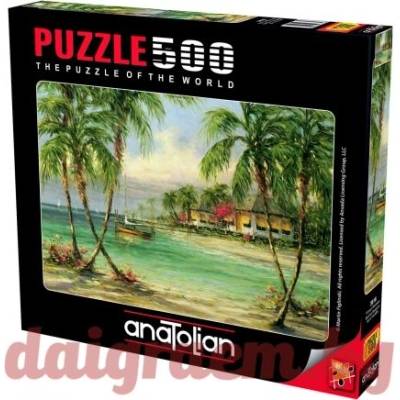 Anatolian Пъзел anatolian 3616 - 500 части - Боси край бунгалото (p3616)