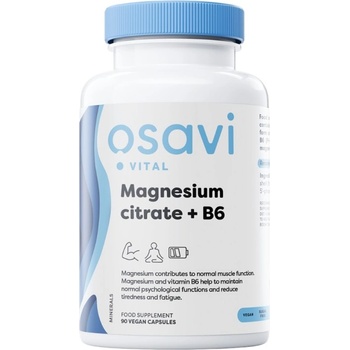 Image 1 of Osavi Magnesium Citrate 375 mg + B6 | P-5-P [90 капсули]