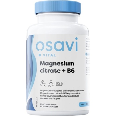 Osavi Magnesium Citrate 375 mg + B6 | P-5-P [90 капсули]
