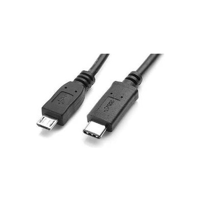 AQ xaqcc69010 USB 3.1 USB-C samec - USB Micro-B samec, 1m, černý