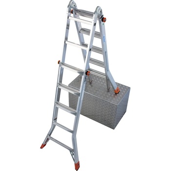 KRAUSE Алуминиева телескопична стълба Krause Telematic, 4x5 (06129963) (06129963)