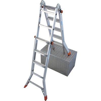 KRAUSE Алуминиева телескопична стълба Krause Telematic, 4x5 (06129963) (06129963)