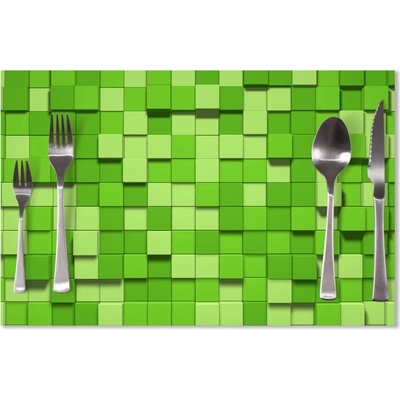 Sablio Prestieranie Green Blocks 3D 40x30cm