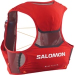 Salomon Раница за трейл бягане Salomon S/Lab Pulsar 3 Trail running backpack - Fiery Red / Andorra / Orange Pop (502-9543-0216)