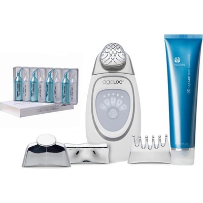 Nuskin ageLOC Galvanic Spa + gely na pleť 8 x 4 ml + gel na celulitidu 150 ml dárková sada