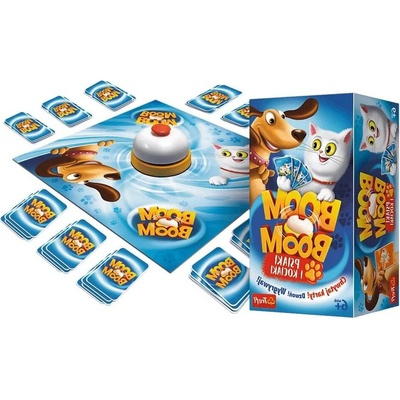 mamido Zručnostní hra Boom Boom Pejsci a Kočičky Trefl 01909