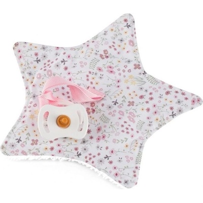 Asi Dolls Игрален комплект Asi Dolls - Дизайнерска кърпа и биберон за кукла, Клое (3712106)