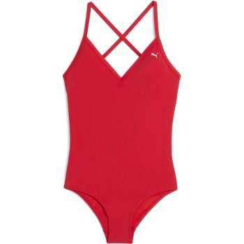 Image 1 of PUMA V-neck Padded Swimsuit Размер: L / Цвят: червен