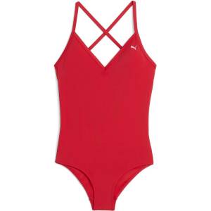 PUMA V-neck Padded Swimsuit Размер: L / Цвят: червен