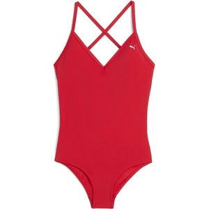 PUMA V-neck Padded Swimsuit Размер: XL / Цвят: червен