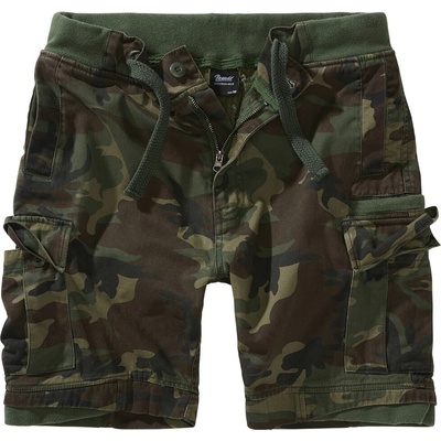 Brandit pánske cargo šortky PACKHAM vintage woodland