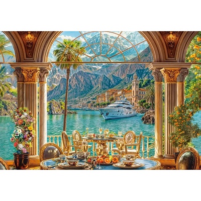 Castorland - Puzzle Mediterranean Dessert - 1 500 piese