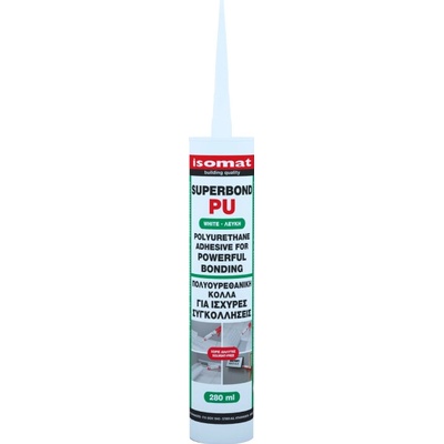 ISOMAT SUPERBOND-PU - Extra silné polyuretánové lepidlo Biela 280 ml