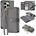 Dux Ducis Кожен калъф Dux Ducis Lawa за iPhone 15 Pro - сив (6971824163162)